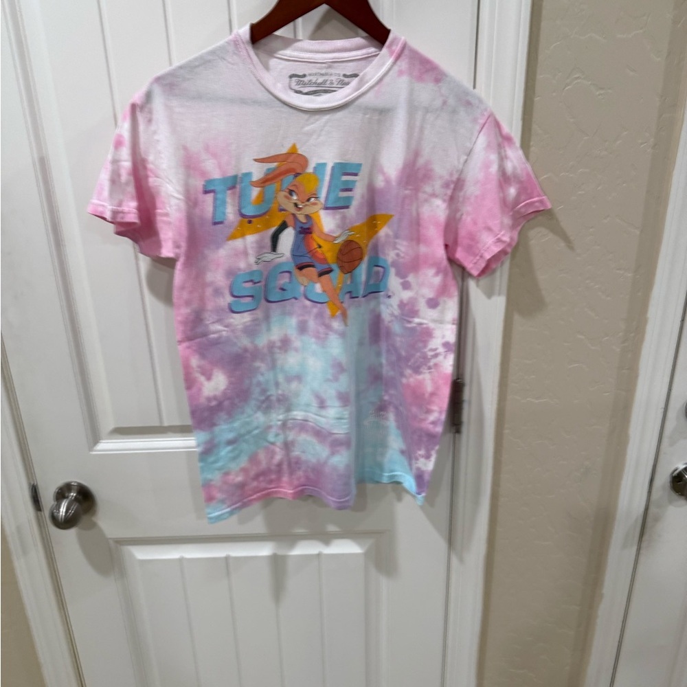 Mitchell & Ness Tune Squad Space Jam Tie Dye T-Shirt Adult Medium